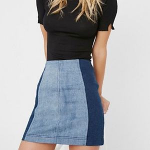 Free People Modern Femme Denim Mini